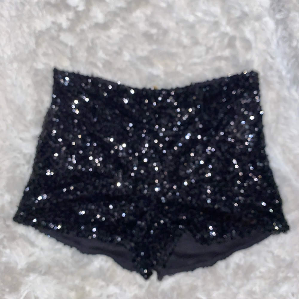 Sequin shorts